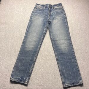 Banana Republic Jeans Women’s Straight Leg High Rise NWT size 25 Button Fly